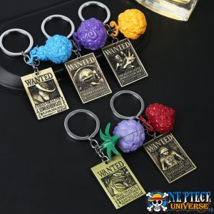 one piece ace keychain