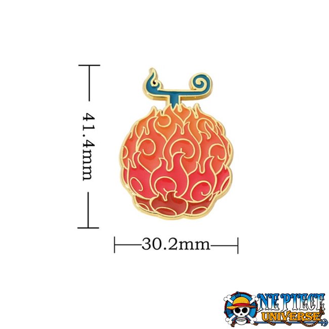 One Piece 'Devil Fruit  Mera Mera no Mi' Enamel Pin - Distinct Pins