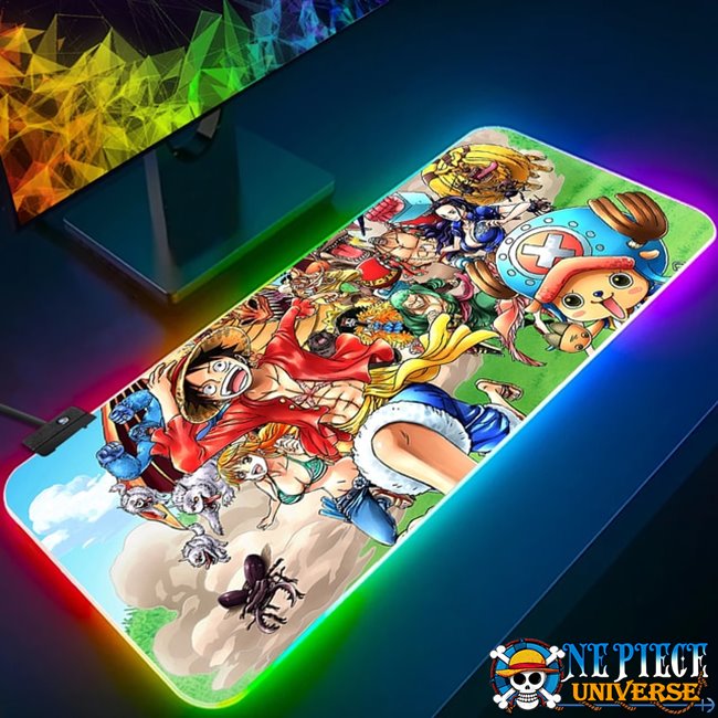 One Piece Logo RGB Gaming Mouse Pad