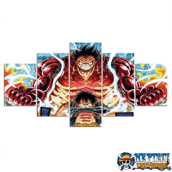 one piece luffy canvas