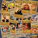 one piece wanted stickers