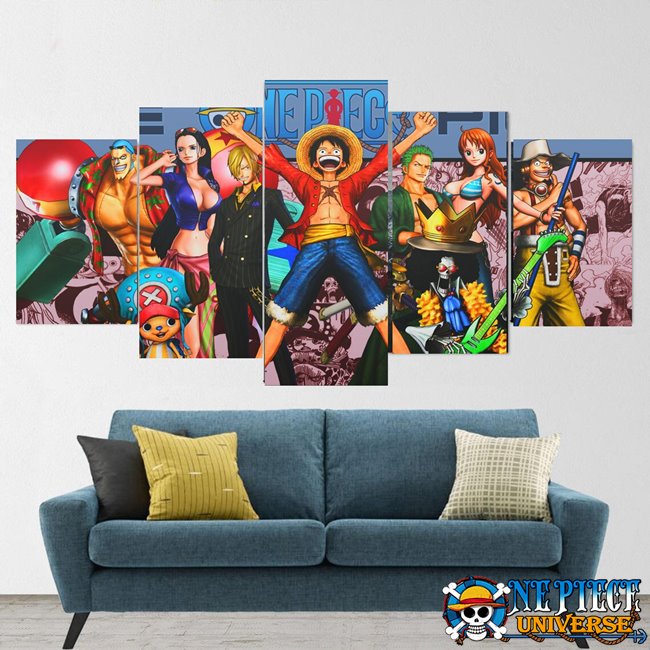 QUADRO ANIME MONKEY D LUFFY - ONE PIECE - TAMANHO 40X60