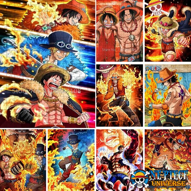 Anime 3D Puzzle Luffy 300/500/1000PCS - Official One Piece Merch