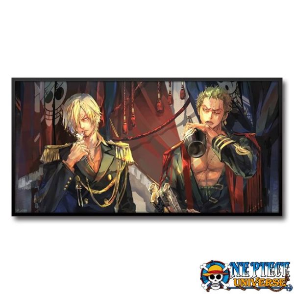 sanji and zoro wall art