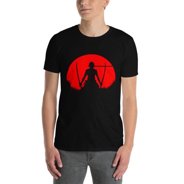 One Piece Zoro Red Moon Unisex T-Shirt