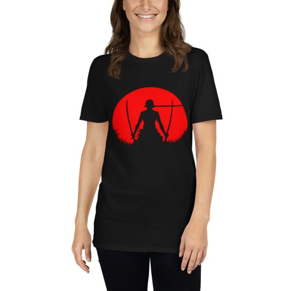 One Piece Zoro Red Moon Unisex T-Shirt