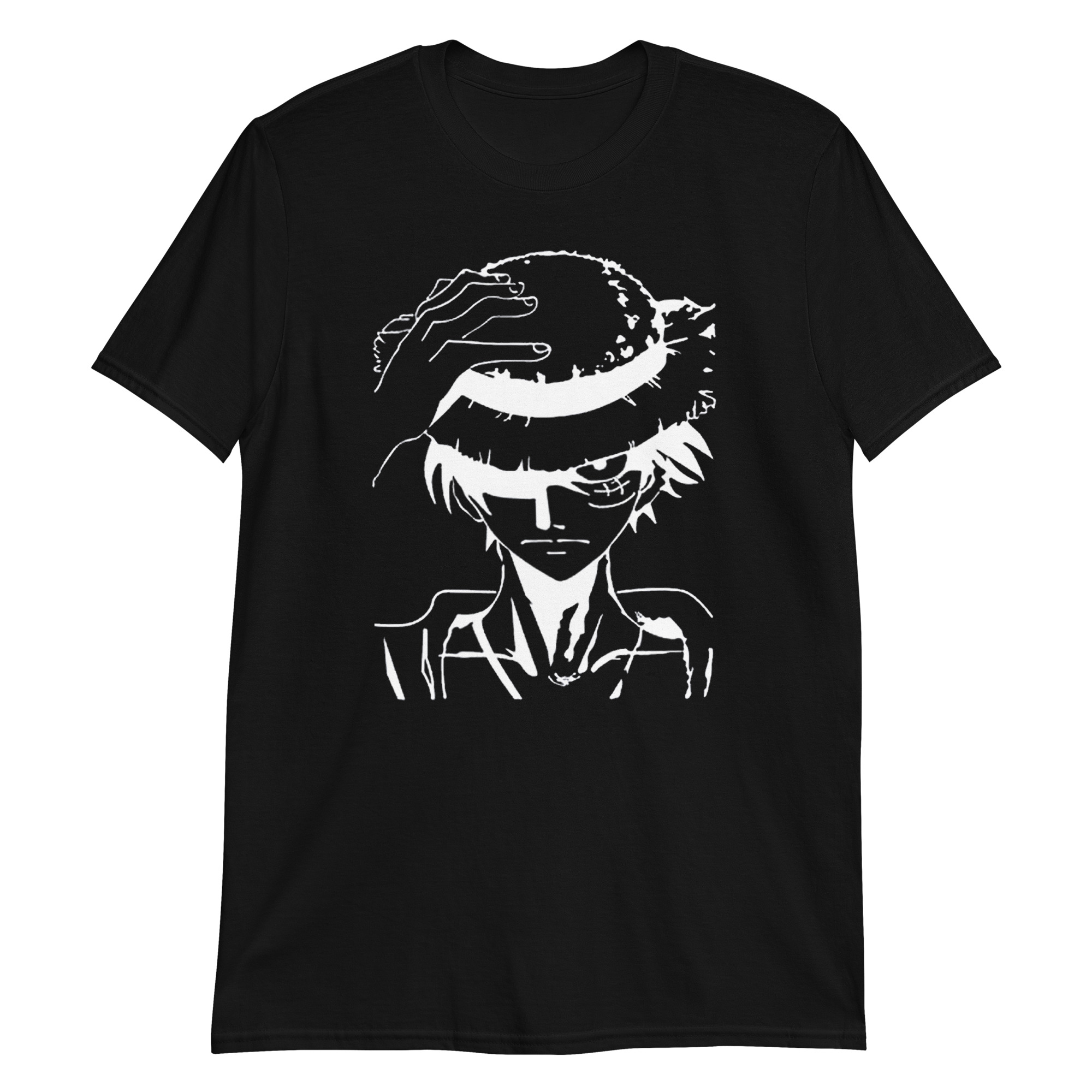 T-shirt One Piece Luffy - Preto