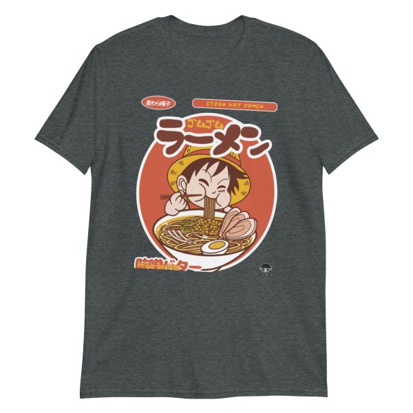 One Piece Luffy Ramen Anime Short-Sleeve Unisex T-Shirt