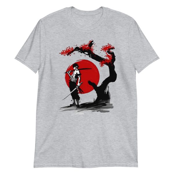 Zoro Japan Red Moon Style Unisex T-Shirt