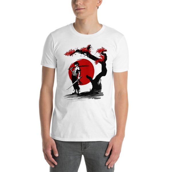 Zoro Japan Red Moon Style Unisex T-Shirt