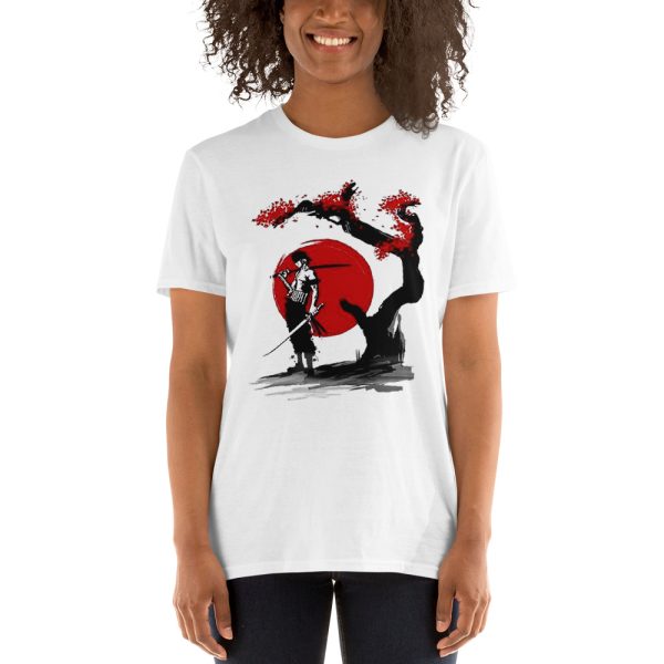 Zoro Japan Red Moon Style Unisex T-Shirt