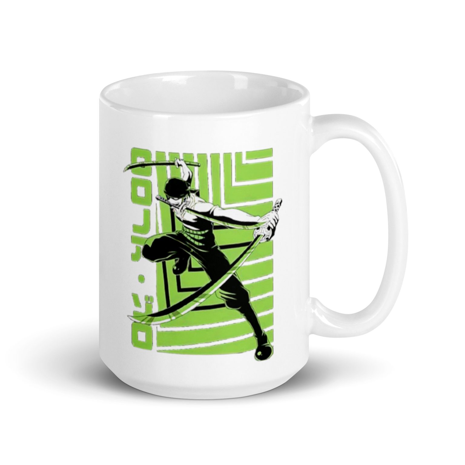 Roronoa Zoro Vintage glossy mug - Official One Piece Merch Collection ...