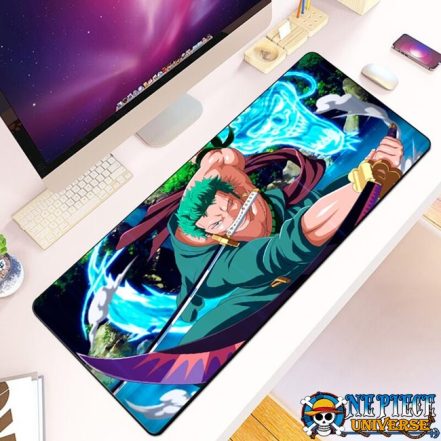 Zoro 3D Mouse Pad Gaming One Piece Non-slip - One Piece Universe Store ...