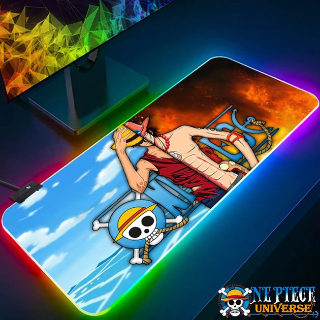 One Piece Logo Mouse Pad Gaming RGB Led (10 Colors) - Official One Piece  Merch Collection 2023 - One Piece Universe Store