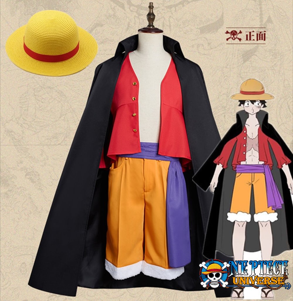  Monkey D. Luffy Cosplay Costume Kimono Outfits for Halloween  Cosplay Anime : Clothing, Shoes & Jewelry