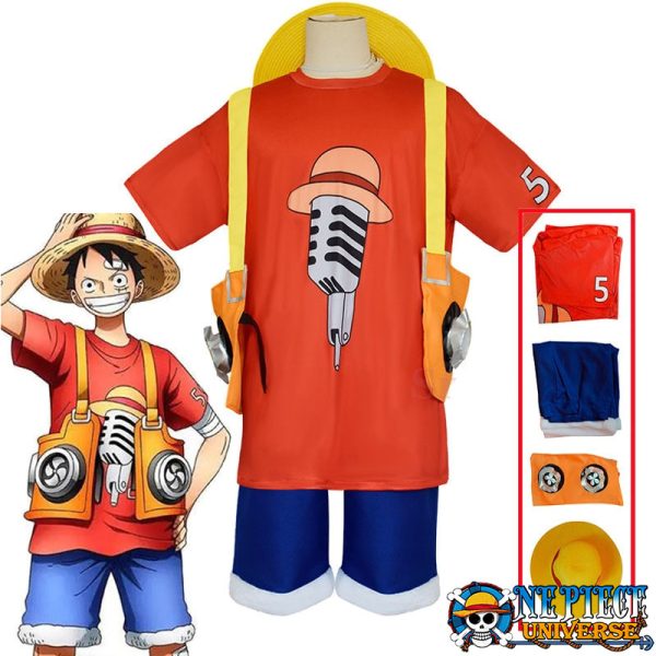 Luffy Film Red Outfit