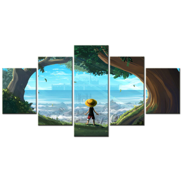 Luffy Pictures Multi Panel 5 Piece