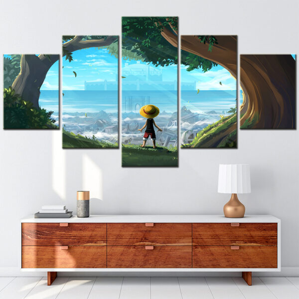 Luffy Pictures Multi Panel 5 Piece