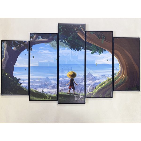 Luffy Pictures Multi Panel 5 Piece