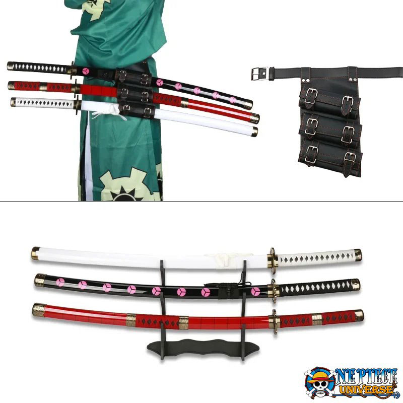 One Piece Zoro Swords PU Cosplay 104cm