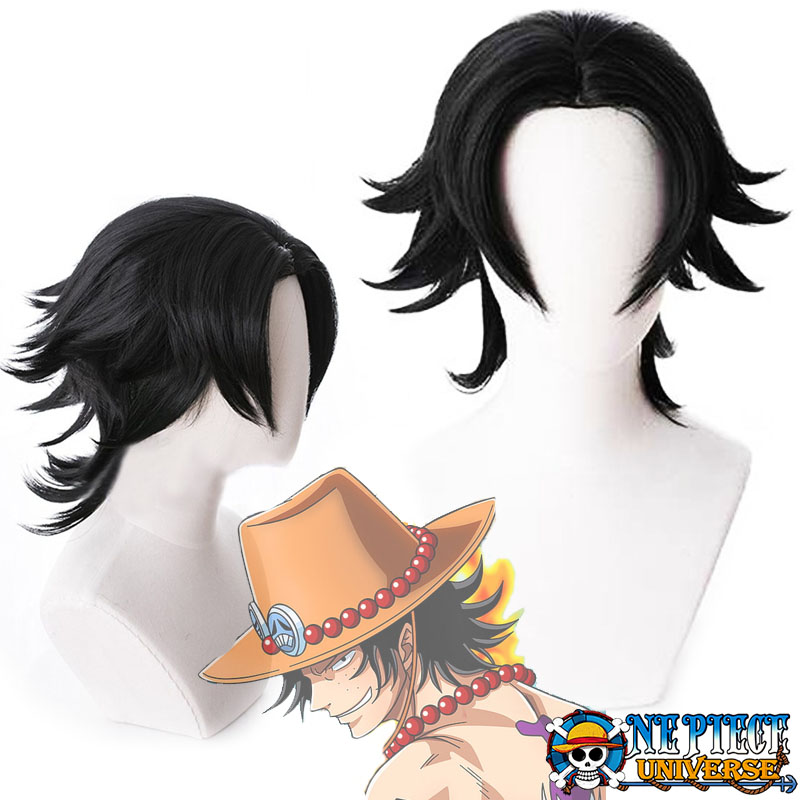 Portgas D ACE Hair Wig Cosplay Halloween Anime One Piece