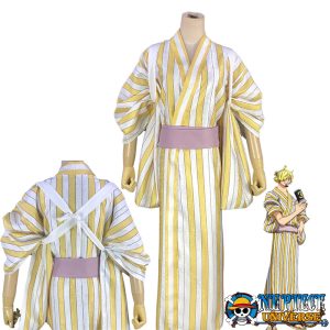 Sanji Wano Outfit Kimono Cosplay Costume