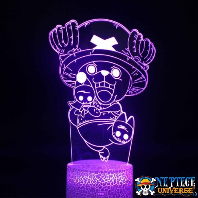 One Piece Lampada 3D LED Luffy – Luce Notturna 2 In 1 Con Telecomando, 6 Colori, Regalo Per Fan