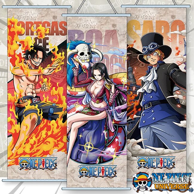 YourCanvas | One Piece Anime Characters Framed Poster (Black Framed 10×13  inches, One Piece)