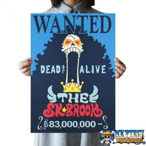 one piece brook wanted poster