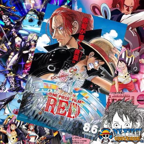 one piece film red posters
