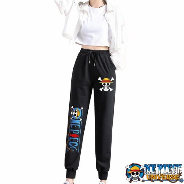 one piece logo pants