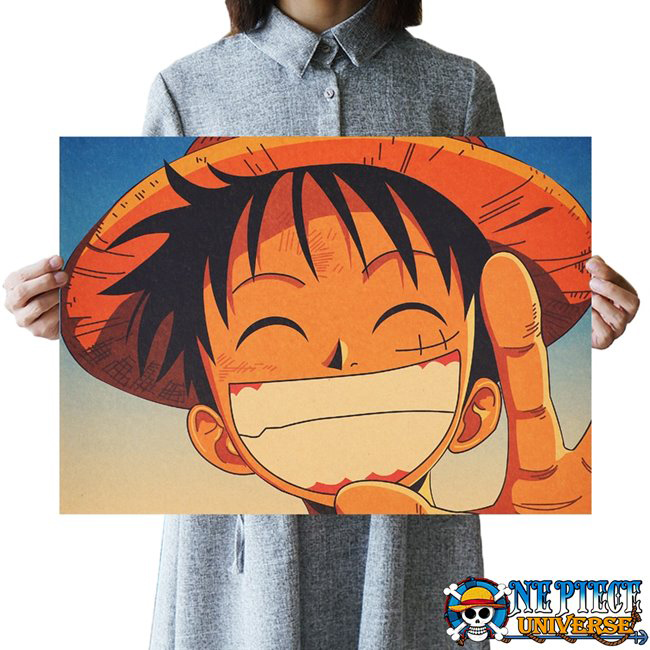 one piece luffy poster