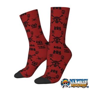 one piece pirates logo socks