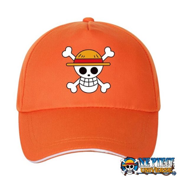 one piece straw hat logo cap