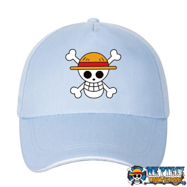 one piece straw hat logo cap