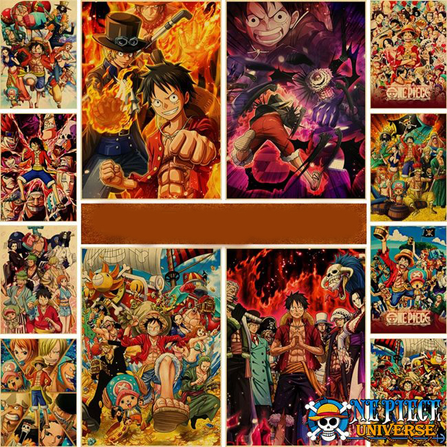 one piece poster  Anime One Piece Poster The Straw Hat Pirates