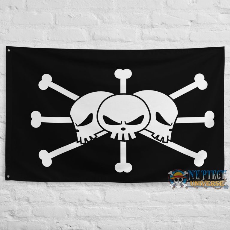 Blackbeard Flag One Piece (Blackbeard Jolly Roger Flag) 2024 | One ...