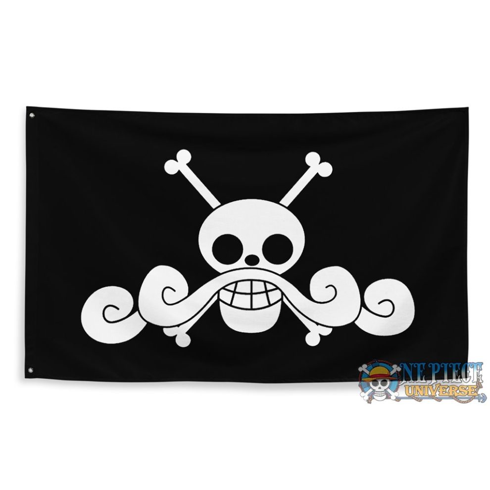 Blackbeard Flag One Piece (Blackbeard Jolly Roger Flag) 2023 | One ...