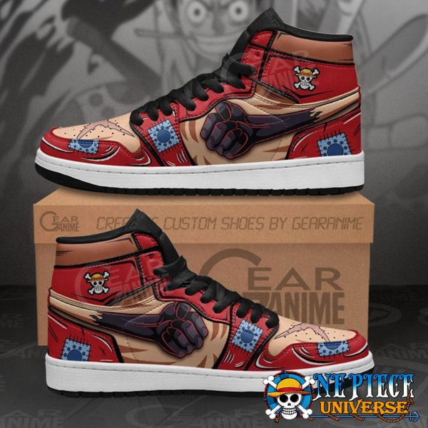 One Piece Monkey D. Luffy Haki Wano Sneakers Custom Shoes