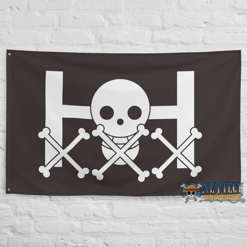 One Piece Ideo Pirates Jolly Roger Flag Banner