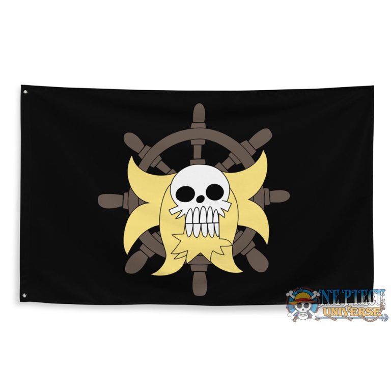 Blackbeard Flag One Piece (Blackbeard Jolly Roger Flag) 2023 | One ...