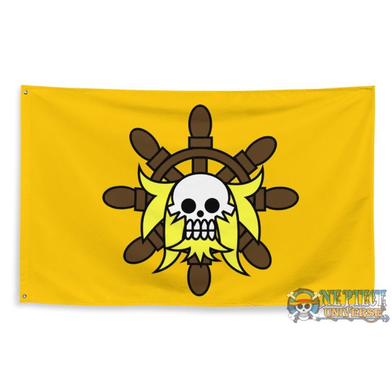 Blackbeard Flag One Piece (Blackbeard Jolly Roger Flag) 2024 One