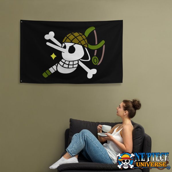 Usopp Flag Usopp Jolly Roger (Usopp Pirate Flag)