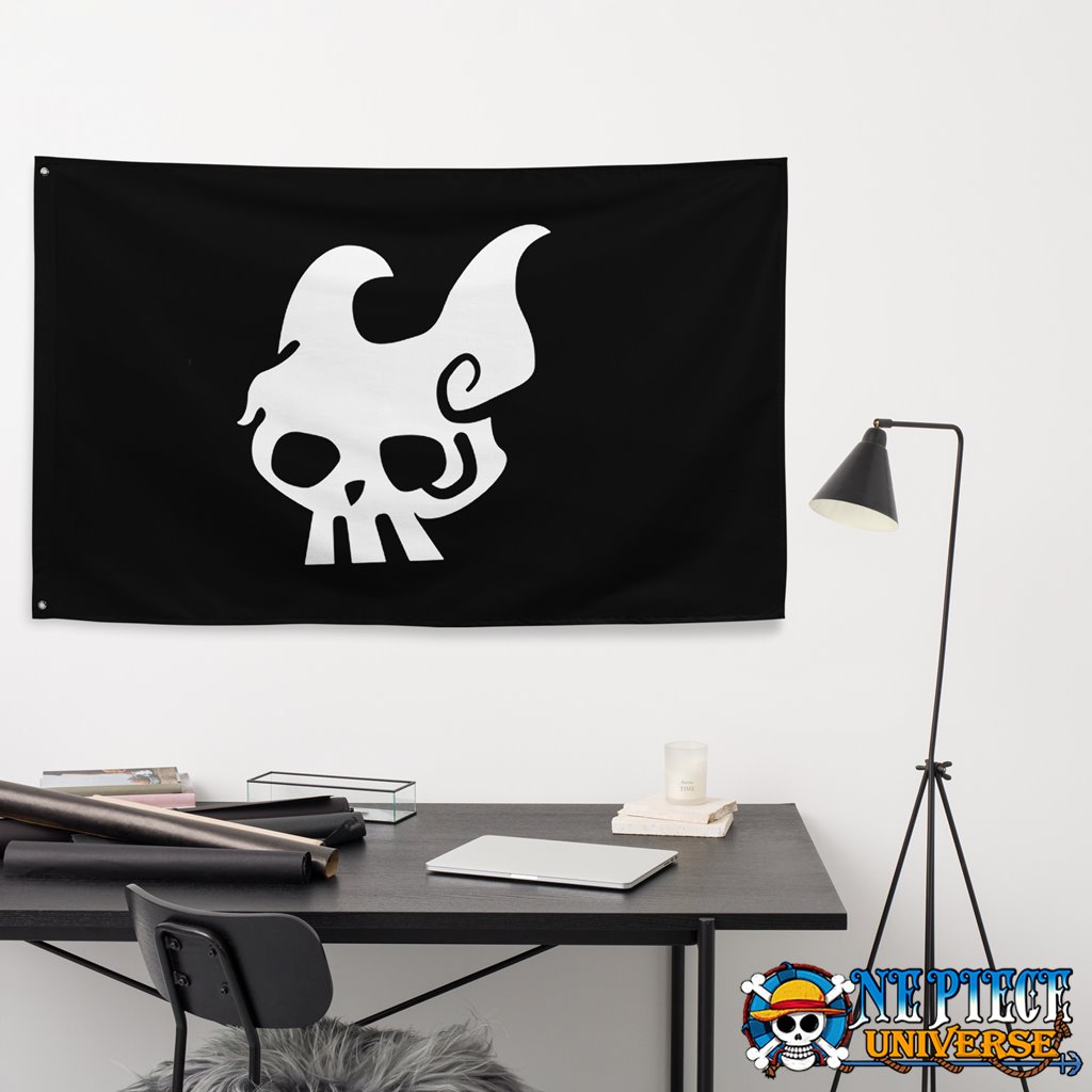 Xebec Rocks Pirates Jolly Roger Flag