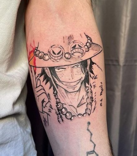 Top 70 One Piece Portgas D. Ace Tattoo [ Update 2023 ] | One Piece Universe