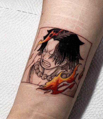 ace arm tattoo