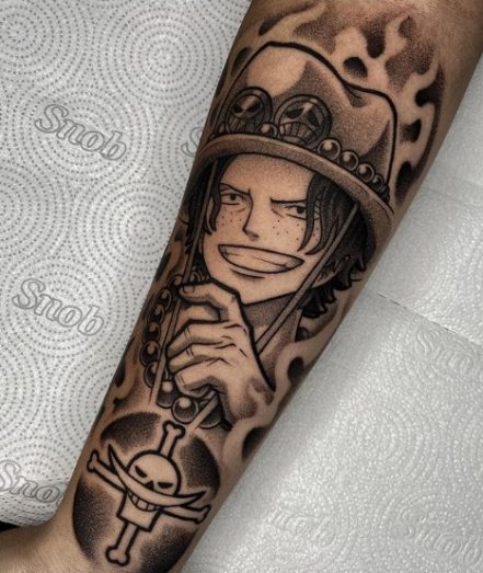 Top 70 One Piece Portgas D. Ace Tattoo [ Update 2023 ] | One Piece Universe