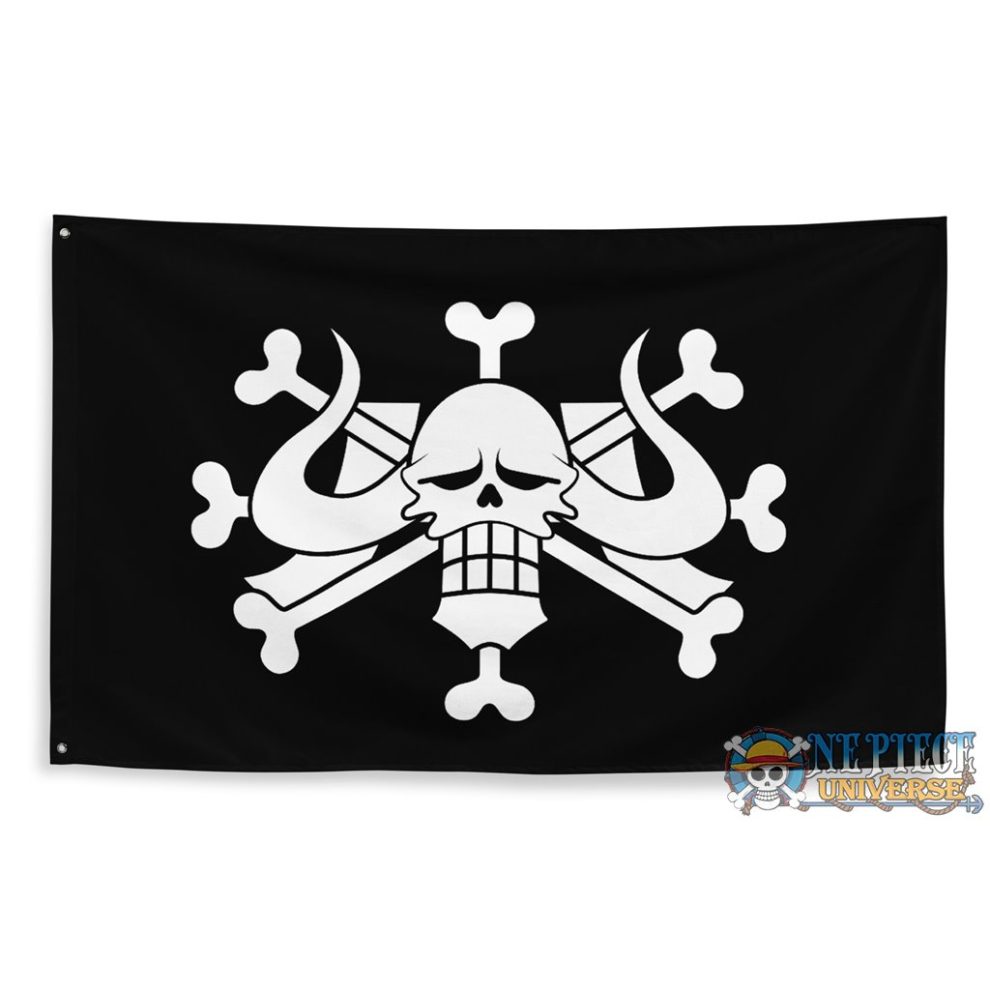 Blackbeard Flag One Piece (Blackbeard Jolly Roger Flag) 2024 | One ...