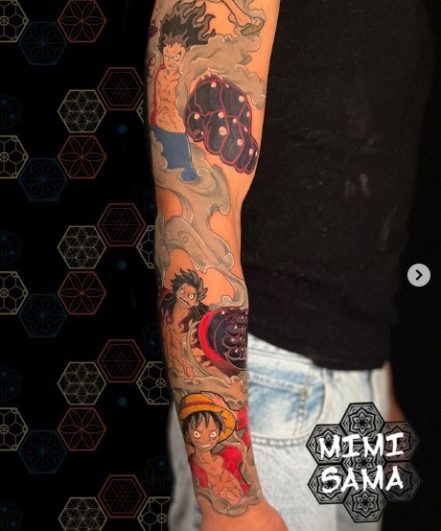 Explore 70+ Luffy Tattoo Ideas Hottest 2024 | One Piece Universe