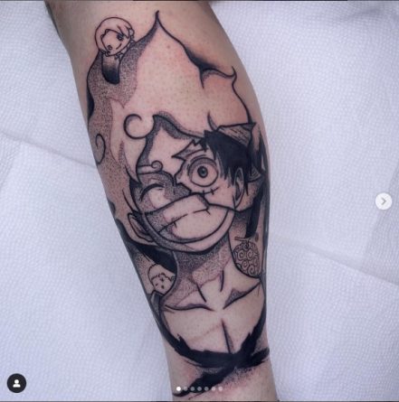 Explore 70+ Luffy Tattoo Ideas Hottest 2024 | One Piece Universe